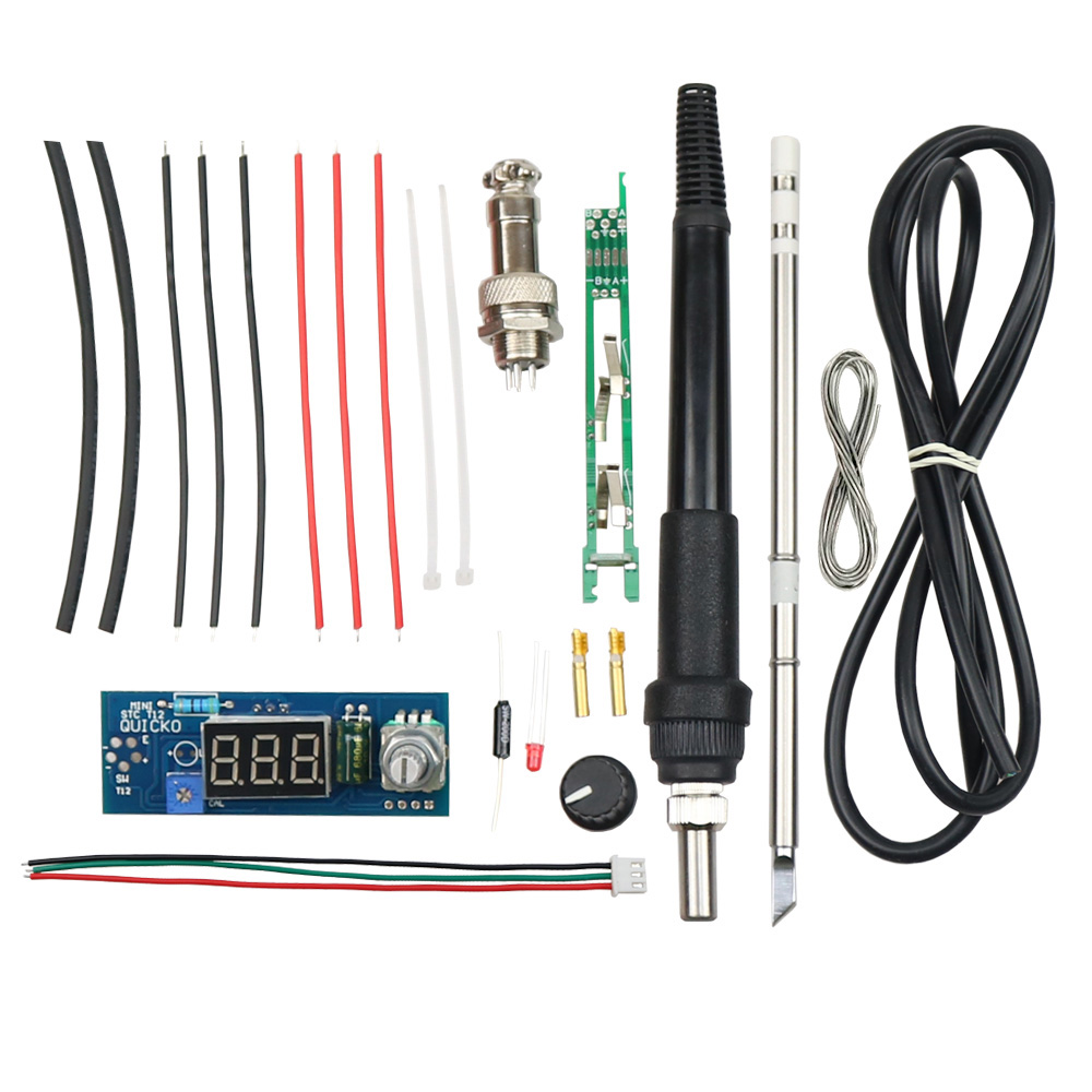 Digital Soldering Station T12 - STC-T12 kit solder besi DIY/Unit solder