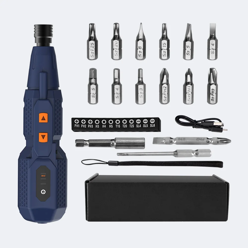 Set Obeng Listrik Tanpa Kabel  - Electric Screwdriver Rechargeable Usb ulasan dan harga