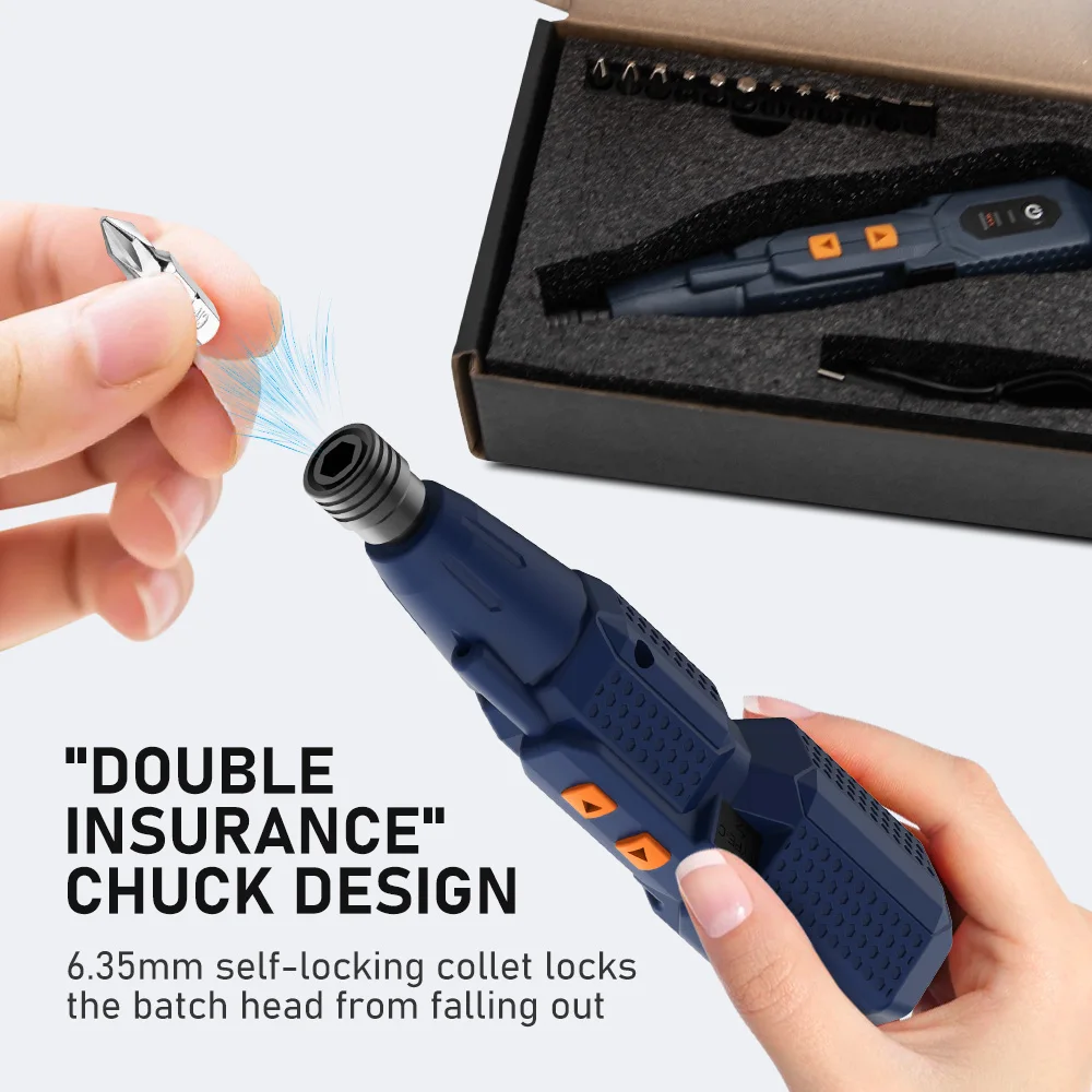 Set Obeng Listrik Tanpa Kabel  - Electric Screwdriver Rechargeable Usb ulasan dan harga