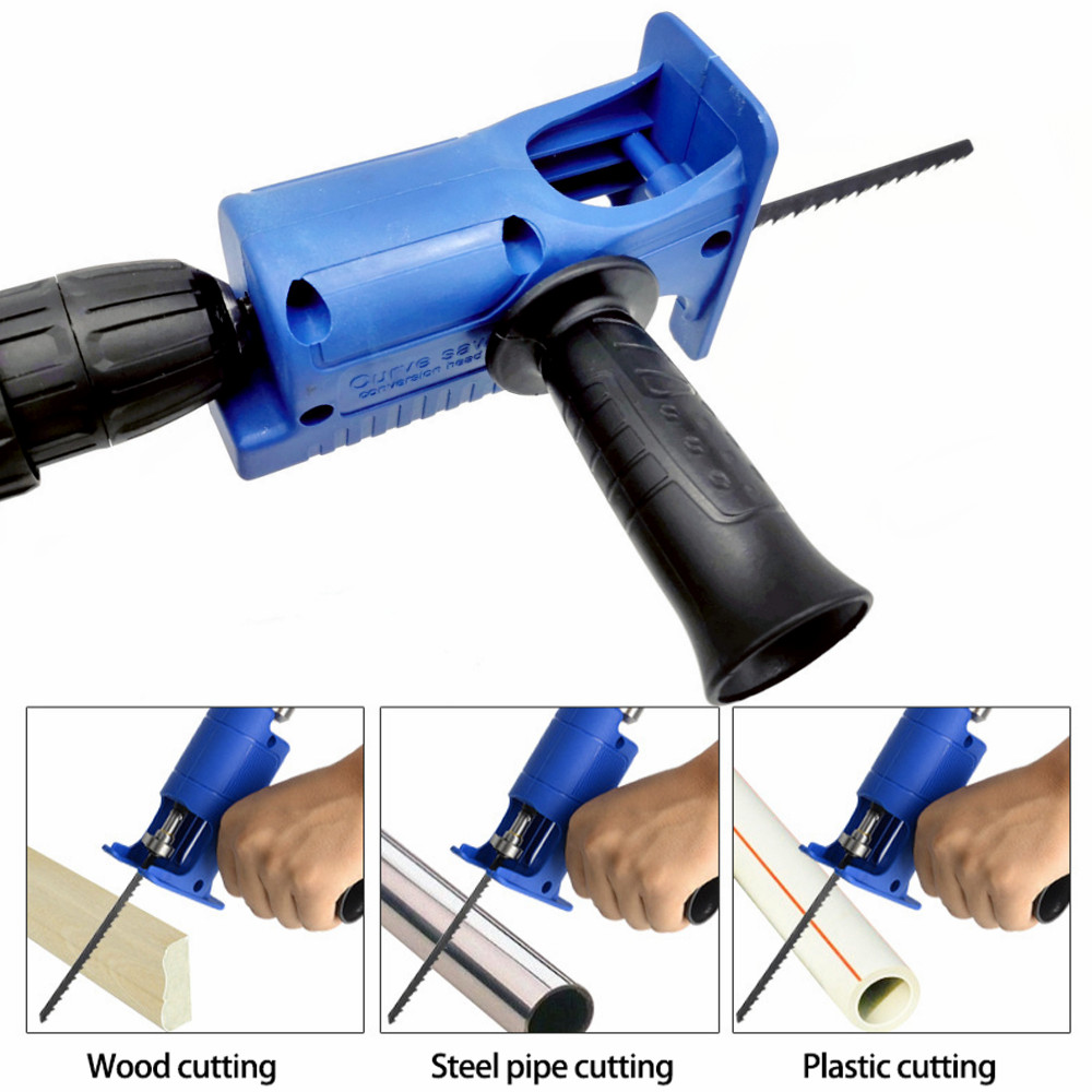 Adaptor gergaji listrik bolak- - Reciprocating Saw Attachment Drill ulasan dan harga