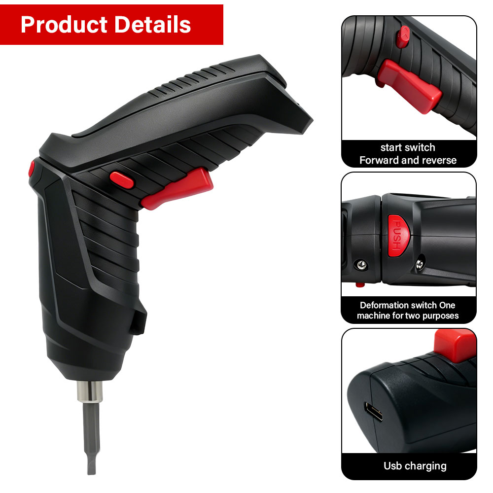 Set Obeng Listrik Tanpa Kabel  - Electric Screwdriver Rechargeable Usb ulasan dan harga