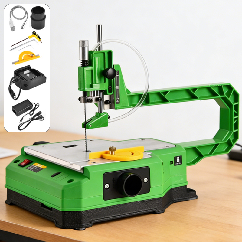 Gergaji Listrik Desktop Lengku - Mini Table Saw For Woodworking ulasan dan harga