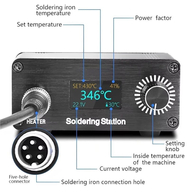 ABYN-Professional T12 Stasiun  - Digital Soldering Station T12 ulasan dan harga