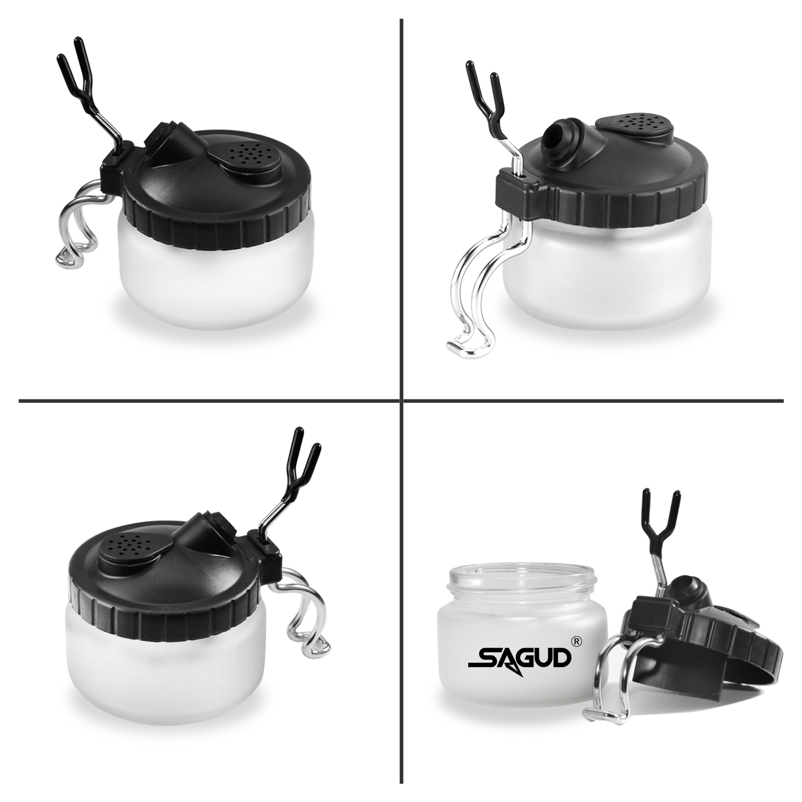 SAGUD 19PCS Perlengkapan Pembe - Airbrush Kit With Mini Compressor ulasan dan harga